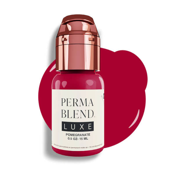 Perma Blend Luxe Pomegranate Pigment - Professional Tattoo Ink for Vibrant Body Art - Perfect for Tattoo Artists and Permanent Makeup