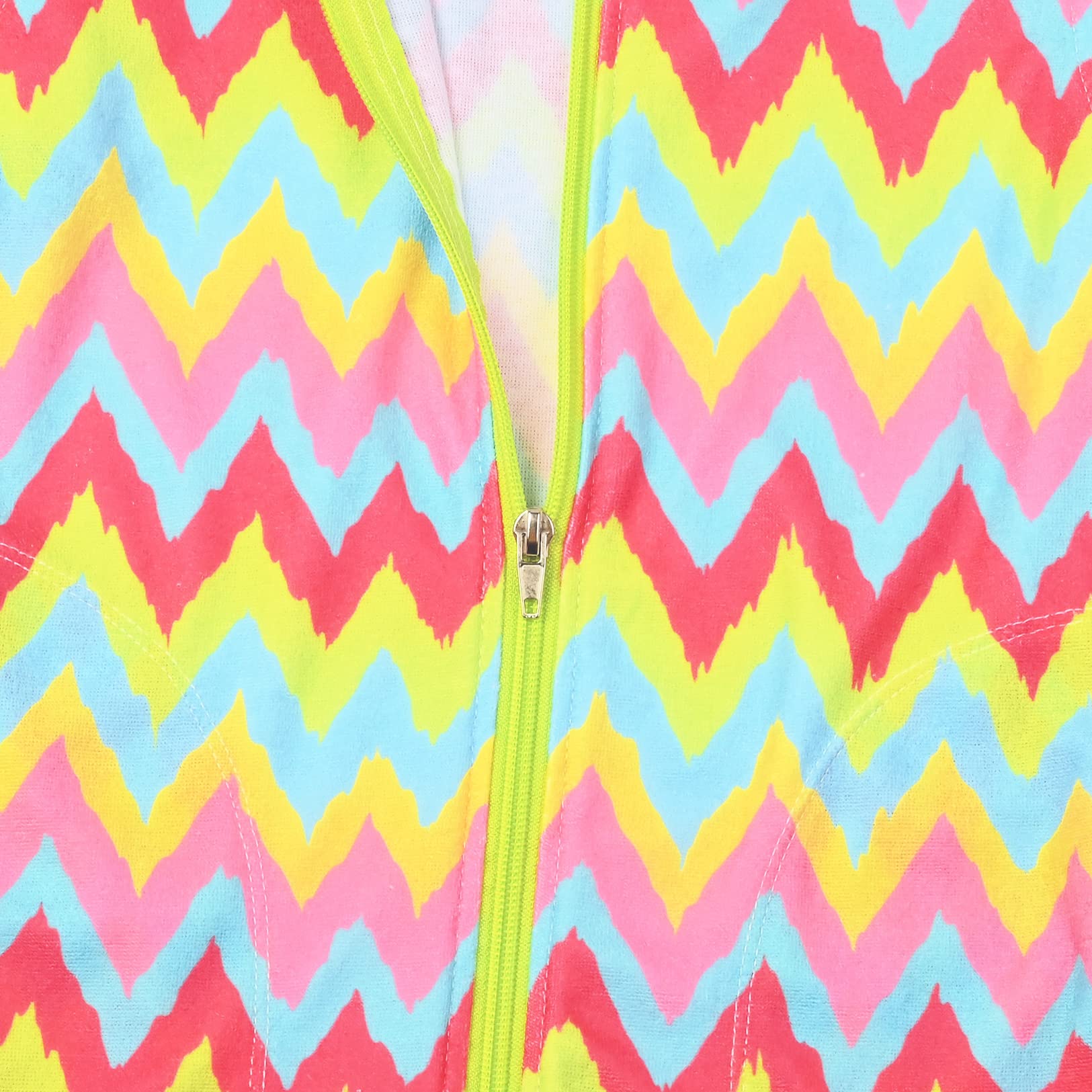 Girls Terry Hooded Zip-Up Swim Cover Up - Soft & Comfortable Swimwear Cover for Kids - Perfect for Beach, Pool & Summer Outings