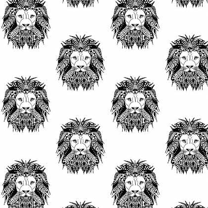 Aztec Lions Print Kids Leggings - Soft Cotton Stretchy Pants for Girls & Boys - Perfect for Playtime, Dance Class & Everyday Wear