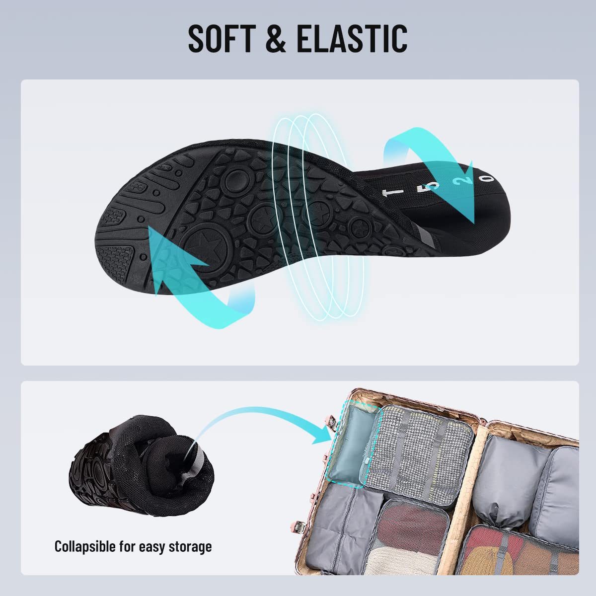 **Men's & Women's Quick-Dry Water Shoes - Barefoot Beach & Pool Shoes for Surfing, Swimming, Yoga & Water Sports | Lightweight Aqua Socks for Outdoor Activities**