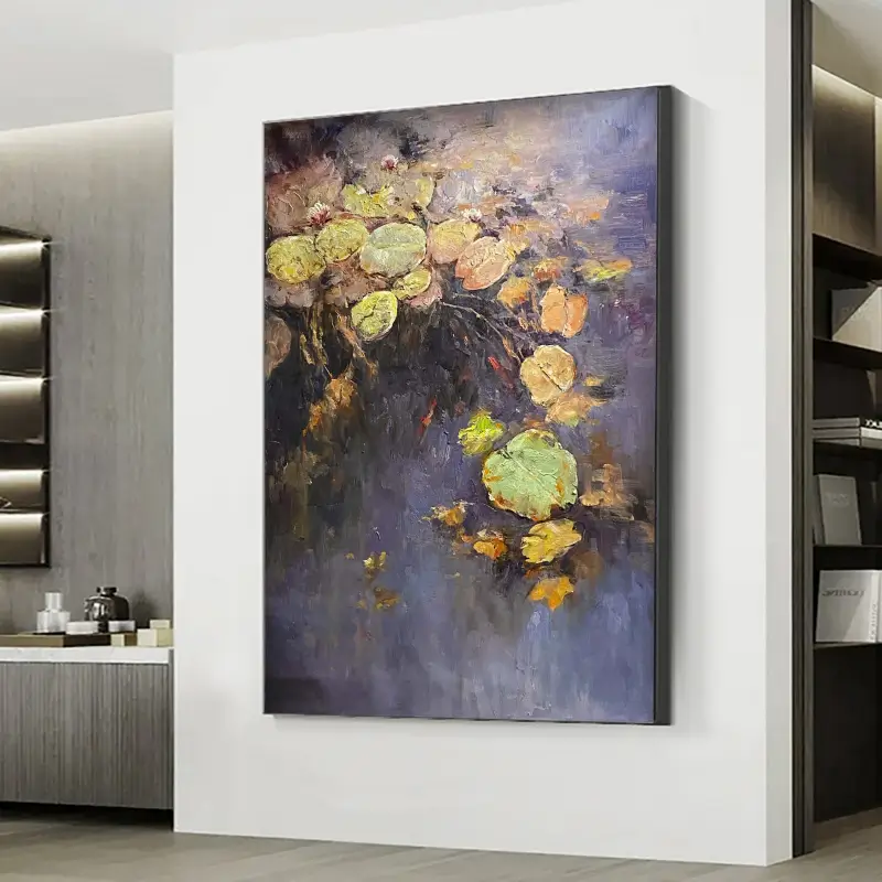 Flower And Tree Painting #FT 014 - Handmade Canvas Artwork for Home & Office Decor | Perfect for Living Room, Bedroom Wall Decoration