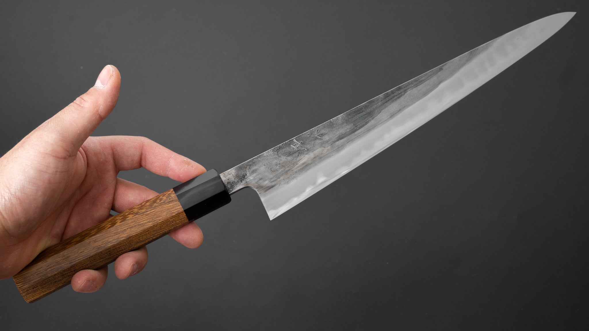 Premium Jiro Tsuchime Wa Sujihiki 270mm Japanese Slicing Knife - Taihei Tagayasan Wood Handle (#392) - Perfect for Sushi, Sashimi & Meat Carving