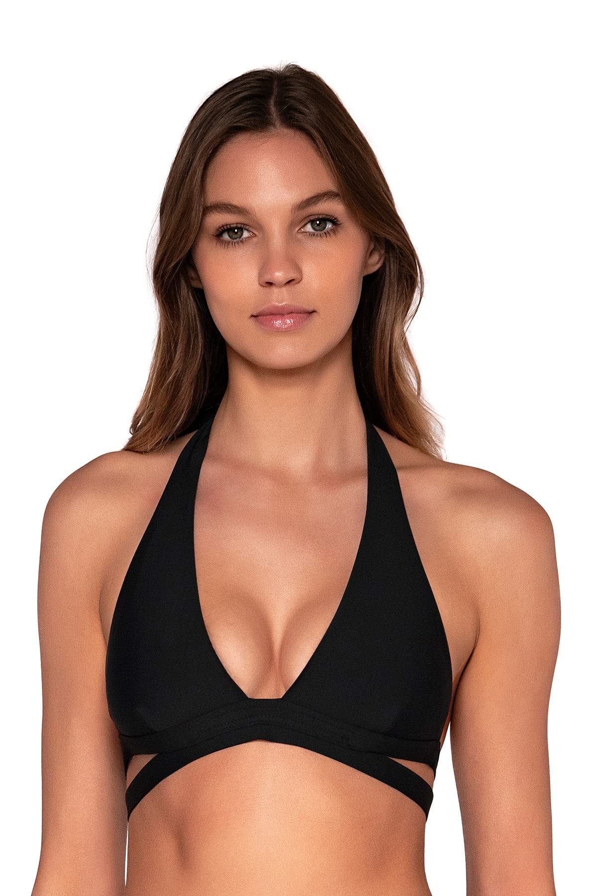 Sunsets Casey Halter Women's Swimsuit Bikini Top with Removable Cups - Sexy Beachwear for Summer Vacation & Pool Party | Perfect for Swimming, Sunbathing & Tropical Getaways