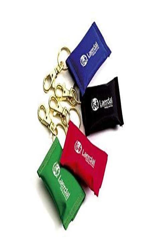 Laerdal Face Shield Key Chain - Portable & Reusable Face Shield for Personal Protection - Ideal for Travel, Work, and Daily Use