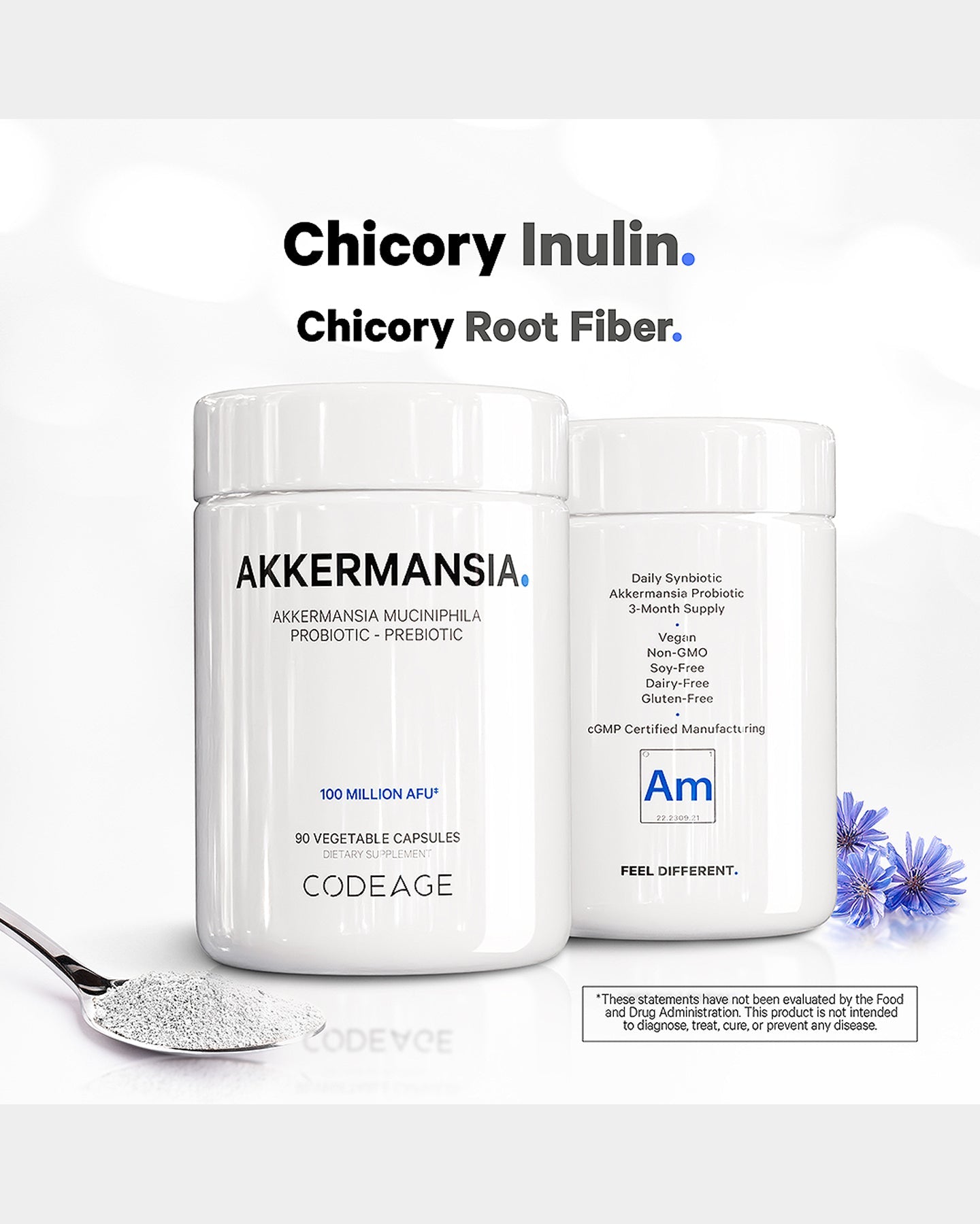 Codeage Akkermansia Probiotic Supplement - Gut Health Support with Clinically Studied Strains for Digestive Wellness & Immune System Boost - Perfect for Daily Gut Flora Balance & Overall Wellbeing