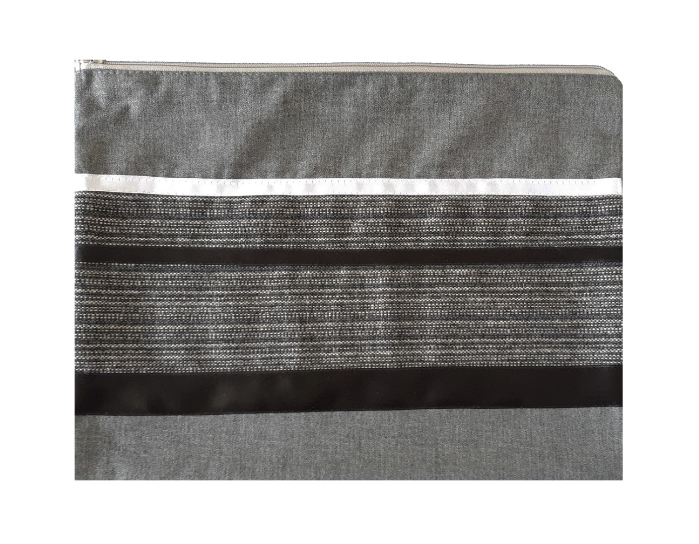 Elegant Gray Tallit Prayer Shawl - Premium Bar Mitzvah Tallit Set with Matching Bag - Perfect for Jewish Religious Ceremonies & Synagogue Worship