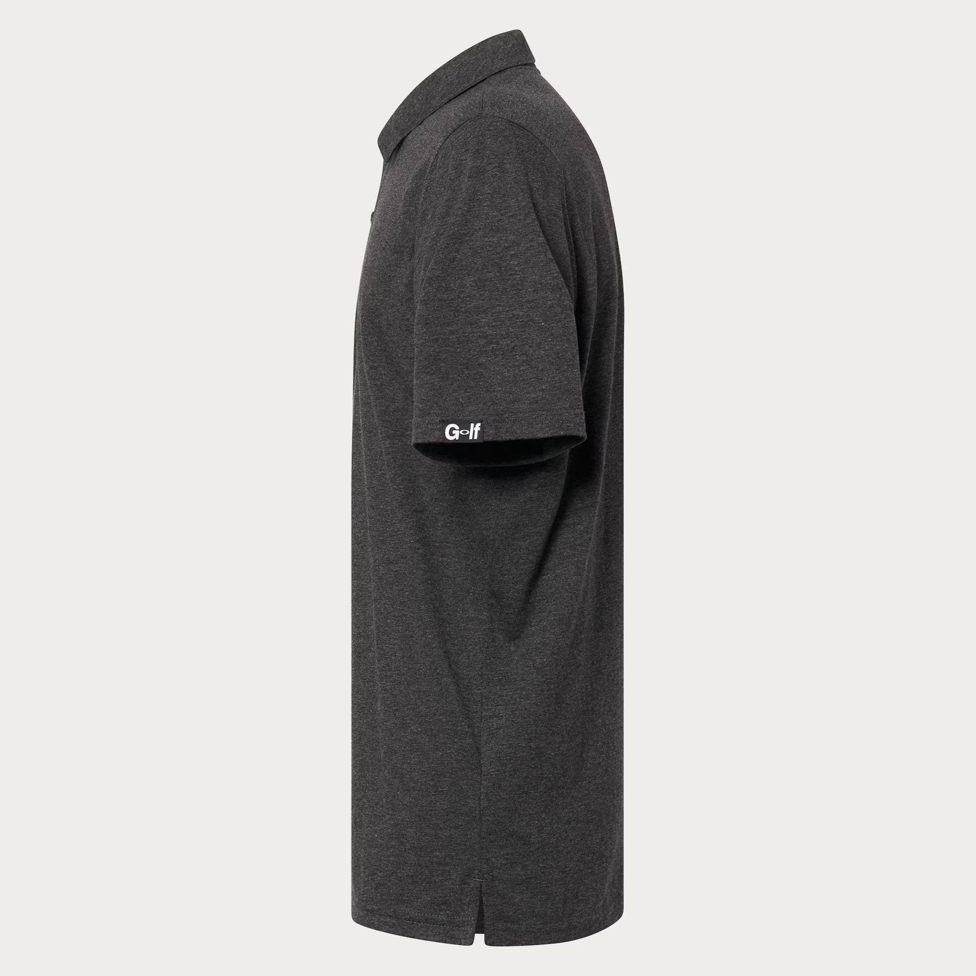 Oakley Transition Polo Shirt for Men - Dark Grey Heather Performance Golf & Casual Wear - Moisture Wicking & UV Protection