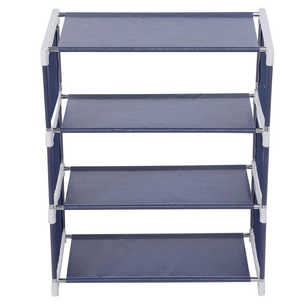 OUKENS 4-Tier Shoe Rack & Storage Organizer - Space-Saving Standing Shelf for Shoes, Books & Entryway Organization - Perfect for Small Spaces, Closet & Home Entryway Storage