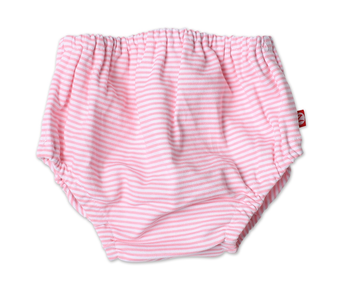 Zutano Baby Girls' Candy Stripe Diaper Cover - Soft Cotton Bloomers for Infants & Toddlers - Perfect for Playtime, Photo Shoots & Everyday Wear