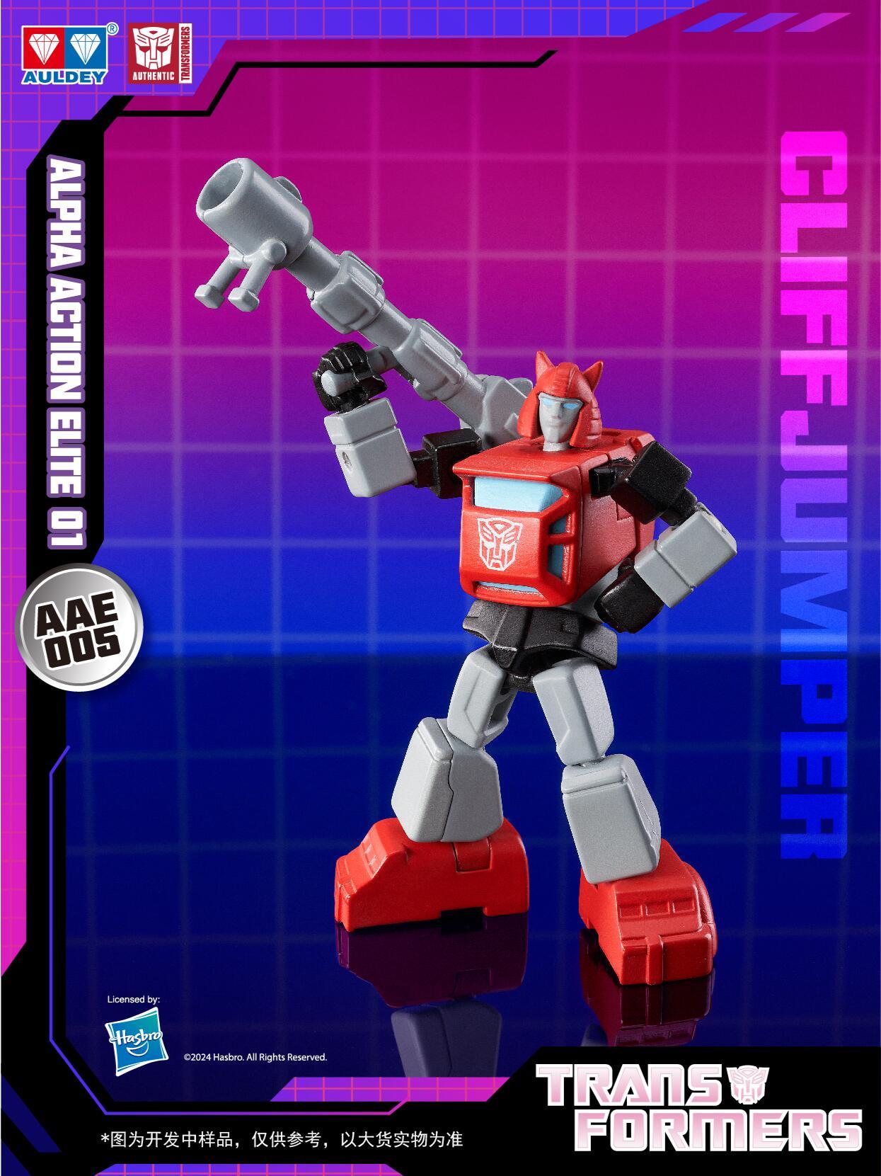 Auldey Transformers Alpha Action Elite Wave 1 - 6-Piece Collectible Action Figure Set for Kids & Adults | Perfect for Display, Gifts & Role-Play Scenes