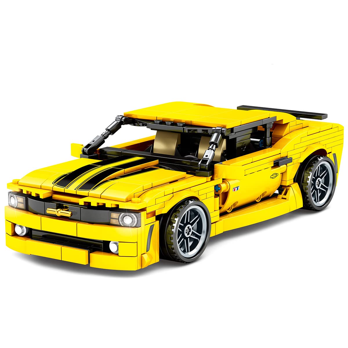 618-Piece Sports Car Building Block Set - DIY Pull Back Model Toy, Super Vehicle Construction Kit for Kids & Adults, MOC Stacking Bricks for Collectors | Perfect for Creative Play, STEM Learning & Gift-Giving