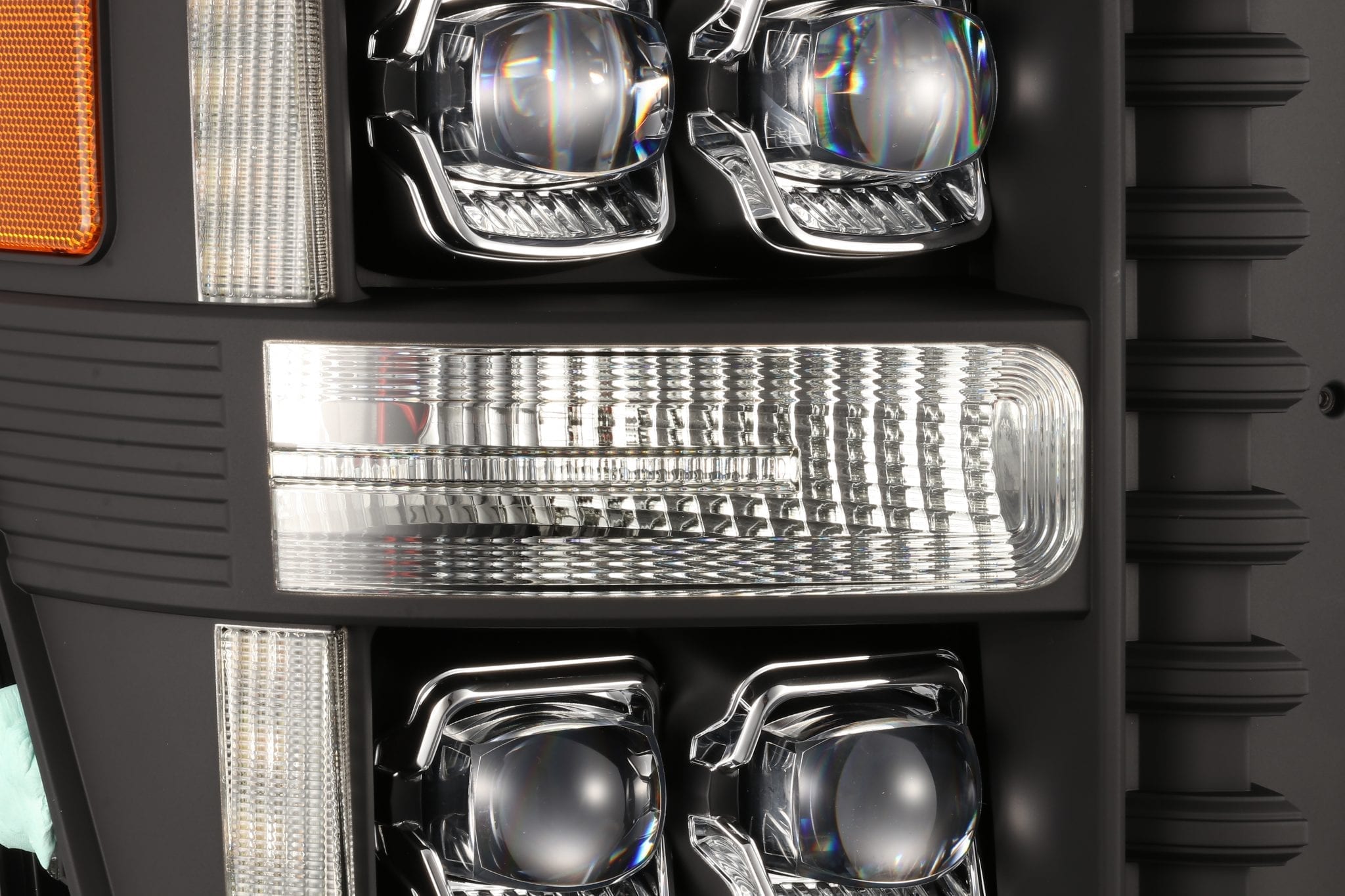 11-16 Ford Super Duty NOVA Series LED Projector Headlights - Black Housing, High Performance Replacement Headlights for Off-Road & Night Driving
