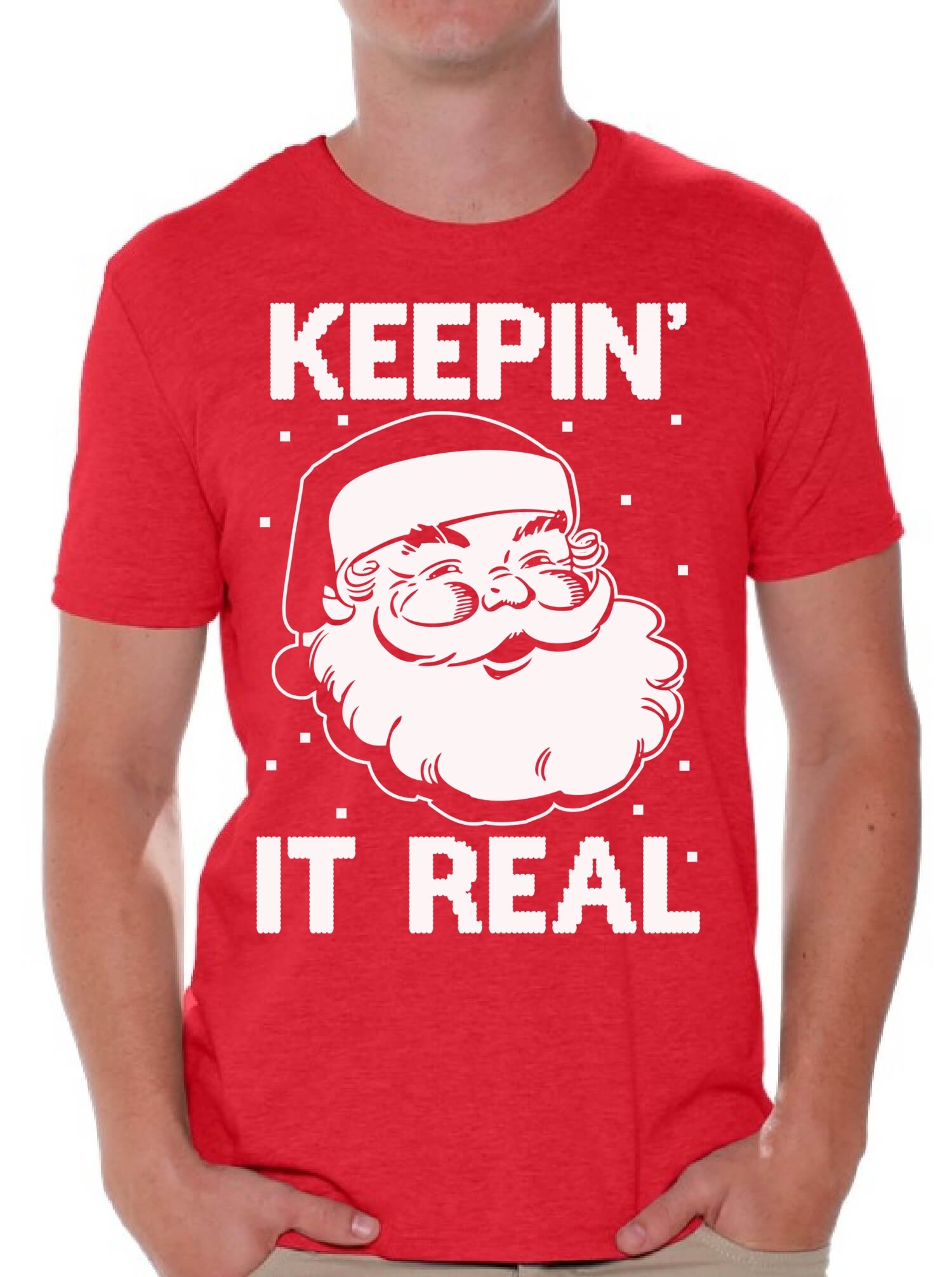 Funny Santa Claus Christmas T-Shirt for Men - Festive Holiday Novelty Tee | Perfect for Christmas Parties, Gift Exchanges & Family Gatherings