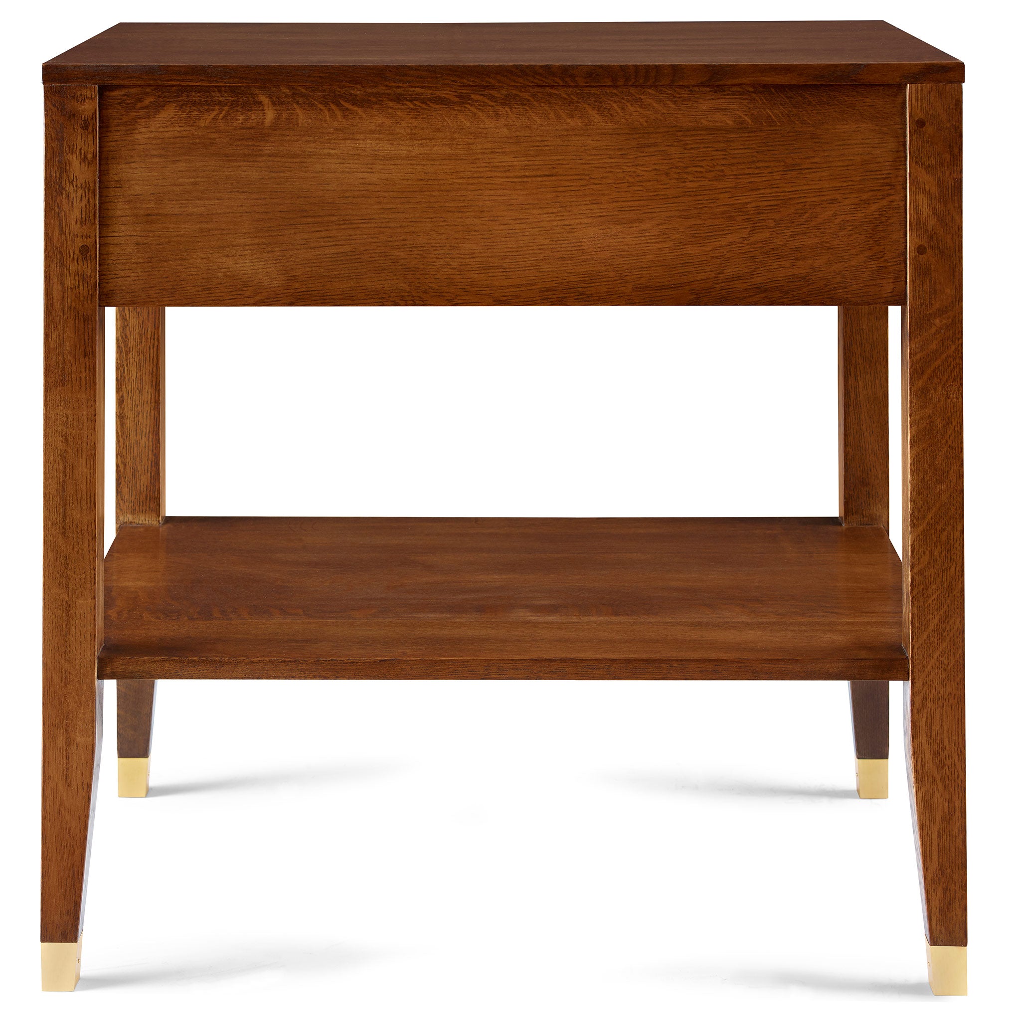 Surrey Hills Open Nightstand with Wood Top - Modern Bedside Table for Bedroom, Living Room, or Office - Stylish Storage Solution for Books, Lamps & Essentials