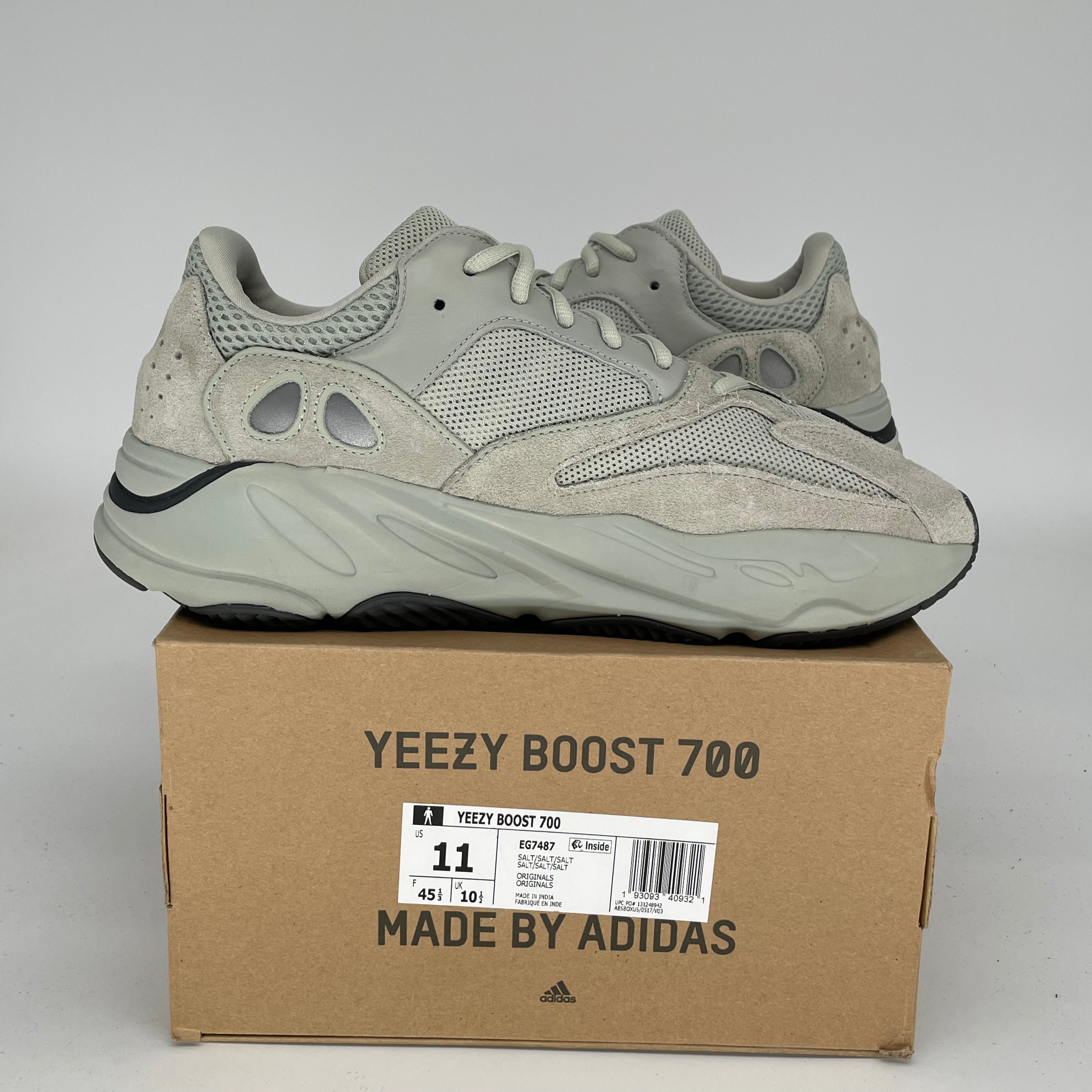 Adidas Yeezy Boost 700 'Salt' Sneakers - Men's Size 11 (EG7487) | Comfortable Running Shoes for Casual Wear & Street Style Fashion