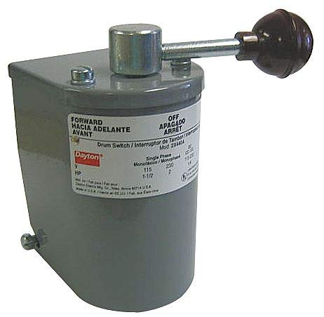 Maintained Reversing Steel Drum Switch, 3 Pole, NEMA 1-4UYF1 Rated - Ideal for Industrial Machinery, Conveyor Systems & Motor Control Applications