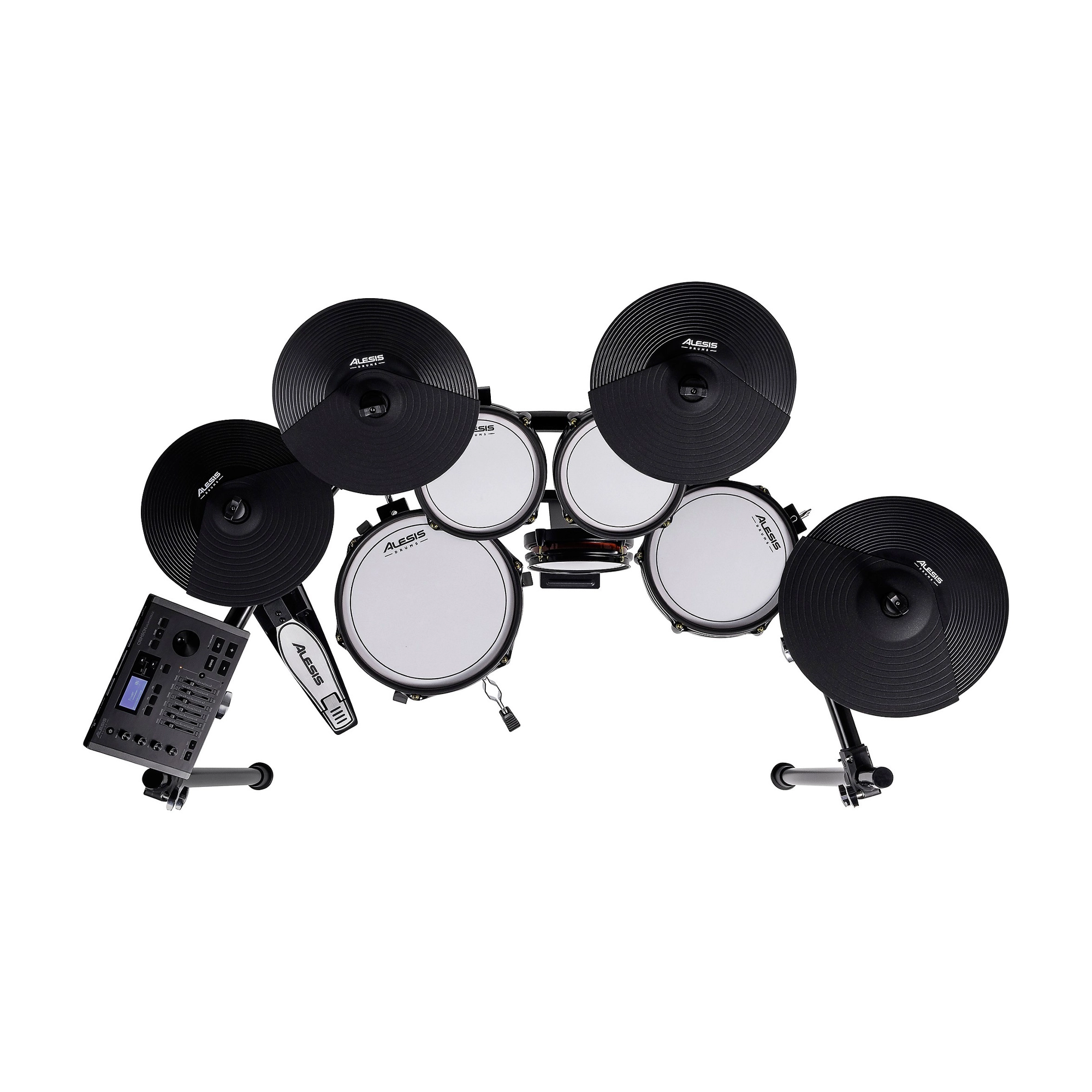 Alesis Crimson III Electronic Drum Kit - Professional Mesh Head Drum Set with Bluetooth, USB, and 300+ Sounds - Perfect for Home Studio, Live Performance, and Drum Practice