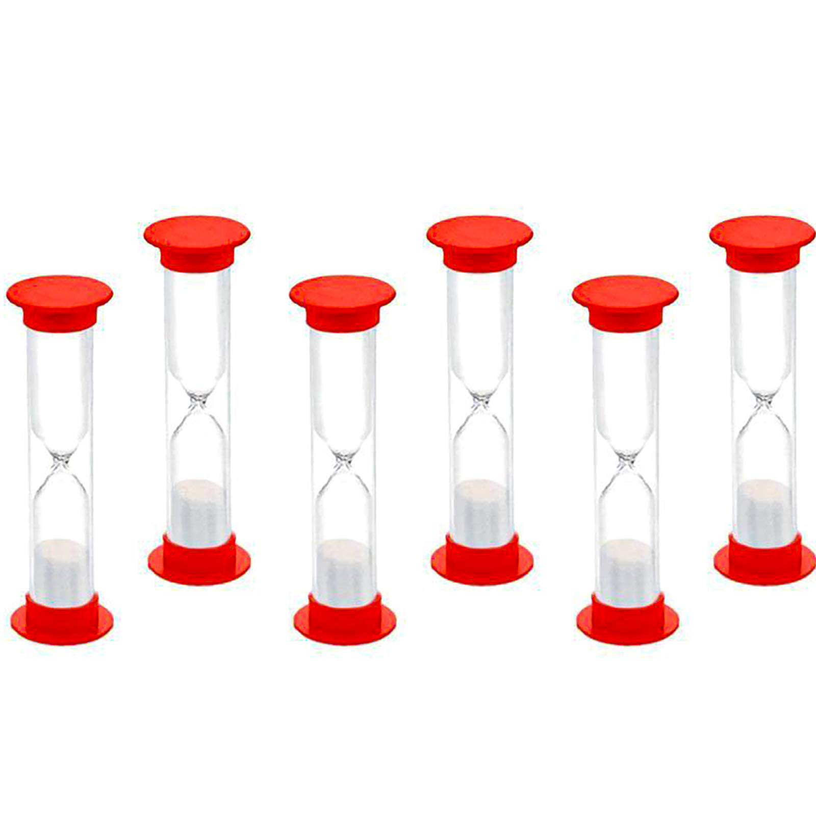 1 Minute Sand Timer Hourglass - Pack of 10 for Kids Games, Classroom, Home Office & Kitchen Decor | Perfect for Thanksgiving, Halloween, Christmas & New Year Party Decorations | Great for Time Management, Board Games, Cooking, and Study Sessions