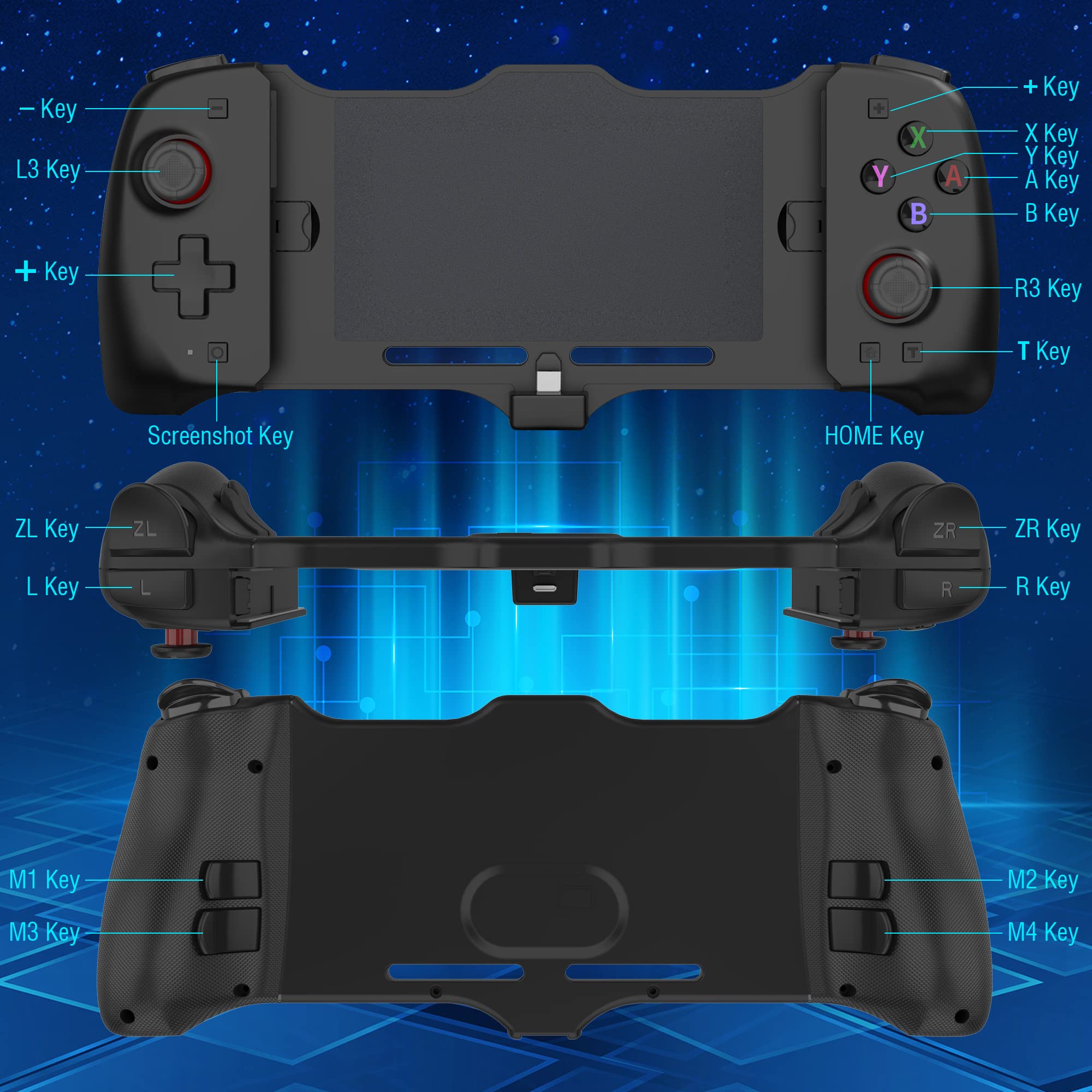 Original Title: Switch Controller for Switch/OLED Controller One-Piece Joypad with Adjustable TURBO Ergonomic Full Size Handheld Mode Grip with Dual Vibration 6-Axis Motion Control/USB   Optimized Title: **Nintendo Switch & OLED Pro Controller - Adjustable Turbo, Ergonomic Grip, Dual Vibration & 6-Axis Motion Control - USB Gaming Joypad for Handheld & TV Mode (Perfect for Mario Kart, Smash Bros & Multiplayer Gaming)**