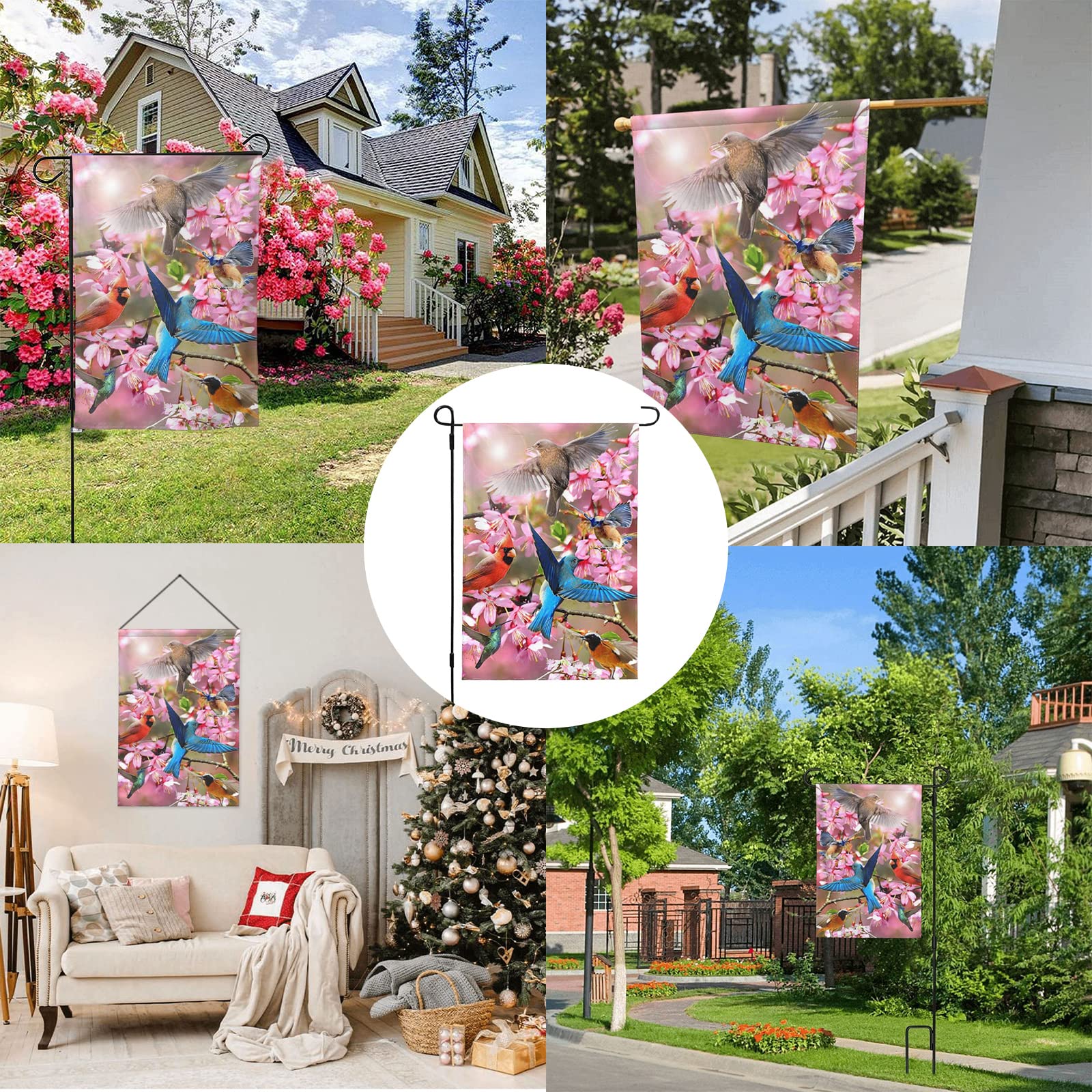 Custom Personalized Double-Sided Garden Flag with Photo - 12.5