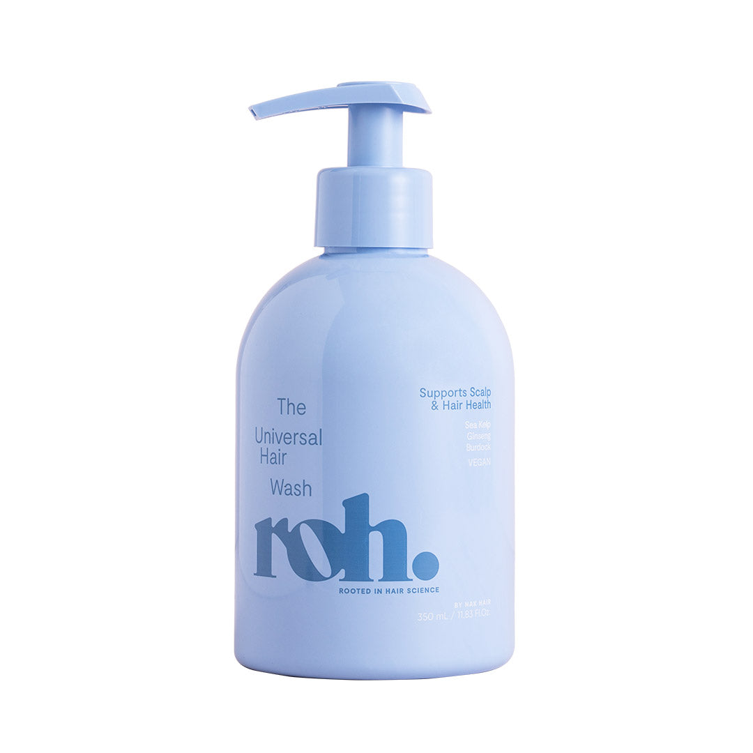 ROH Universal Hair Wash 350ml - Gentle Cleansing Shampoo for All Hair Types - Perfect for Daily Use, Travel & Gym