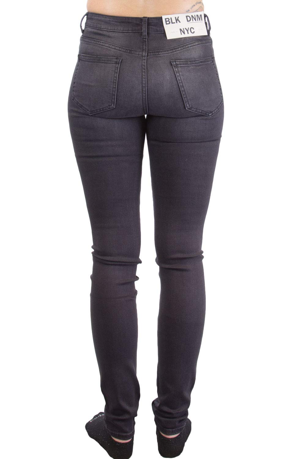 Stylish Women's Midrise Skinny Jeans - Grace Black Wash | Comfortable Stretch Denim Pants for Everyday Wear, Work & Casual Outings