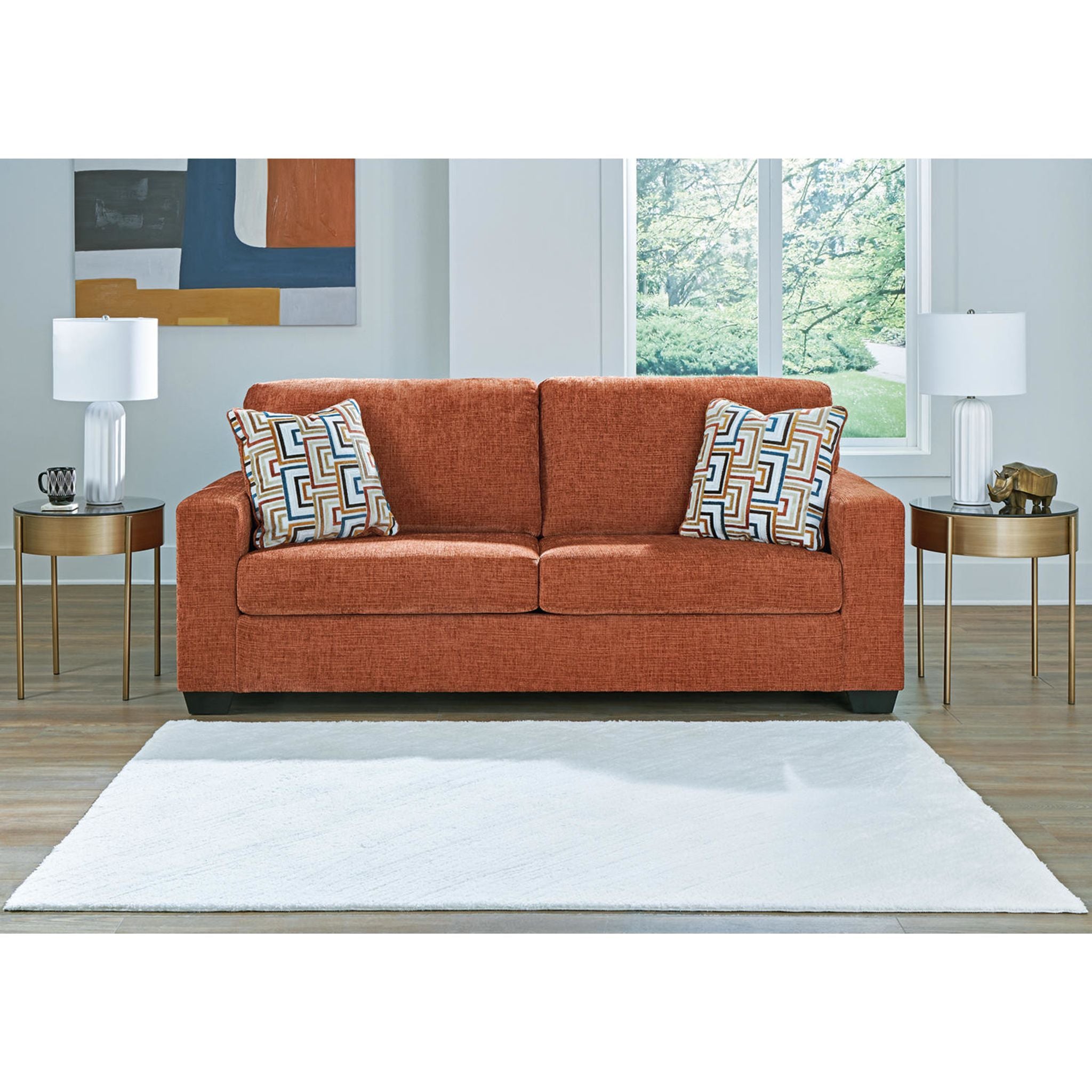 Aviemore Sofa - Modern Comfortable Couch for Living Room, Lounge & Home Theater - Premium Fabric Upholstered Sectional Sofa with Soft Cushions - Perfect for Family Gatherings, Movie Nights & Relaxing