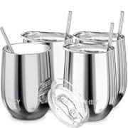 4 Pack - Mirror Silver