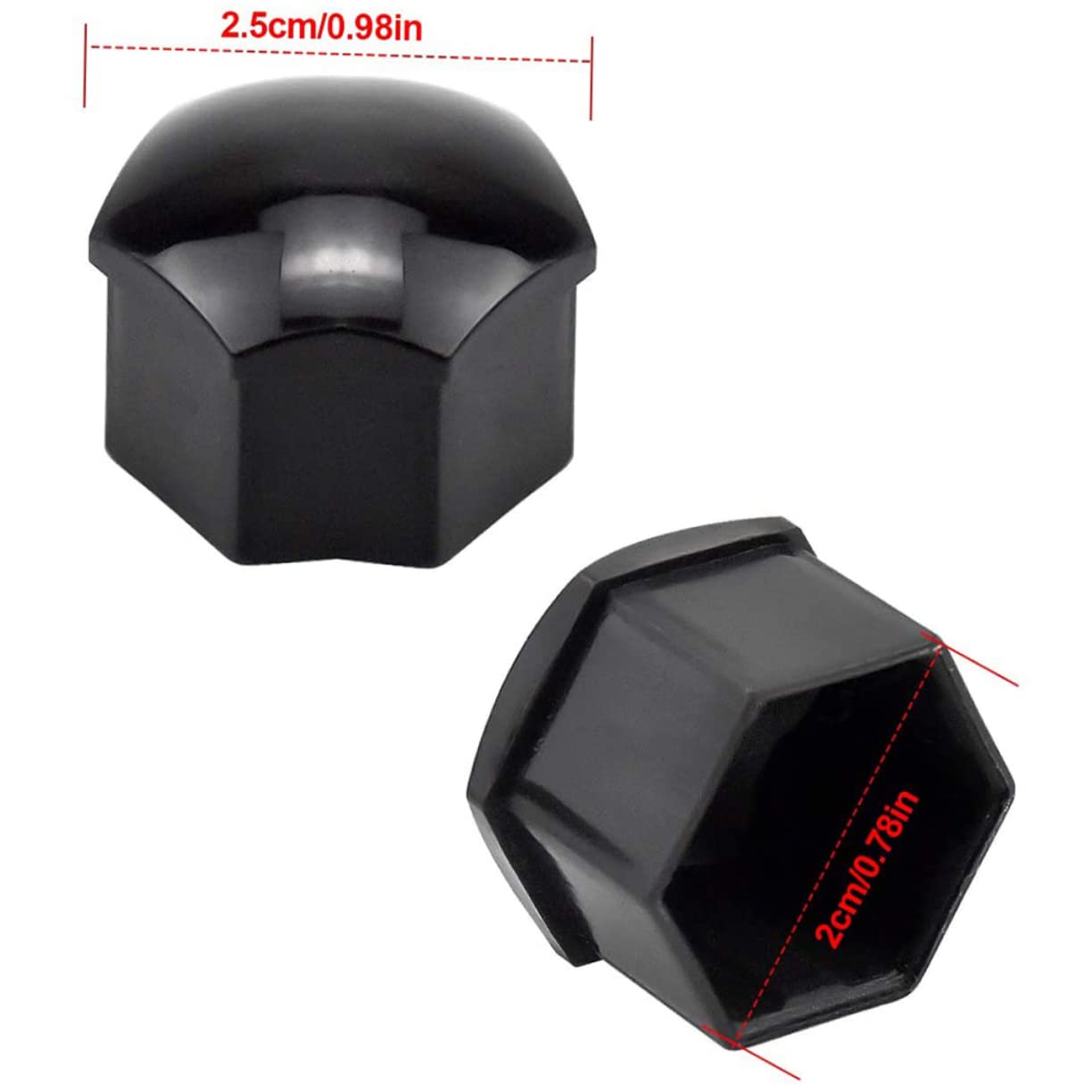 Mobestech 1 Set Car Decoration Screw Cover - Bike Screw Cap Protector - Small Tire Nut Caps for Vehicle & Bicycle Accessories - Perfect for DIY Auto Detailing & Motorcycle Customization