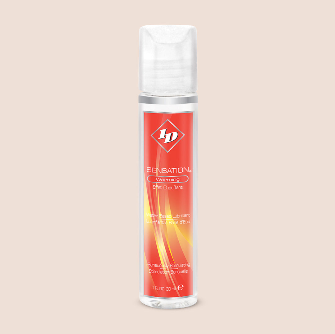 Id Sensation Water-Based Warming Lubricant - 4.4 oz Flip Top Bottle - Long-Lasting Personal Lubricant for Enhanced Intimacy & Couples Play