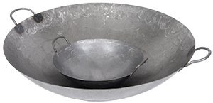 24-Inch Handmade Cantonese Wok - Professional Carbon Steel Stir Fry Pan for Asian Cooking, Home Kitchen & Restaurant Use