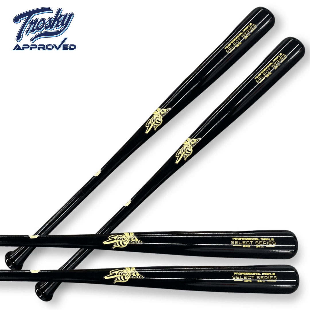 Select Series Stinger Pro Grade Wood Bat (2 Pack) - Premium Maple Baseball Bats for Training & Games - Perfect for Youth & Adult Players in Baseball & Softball