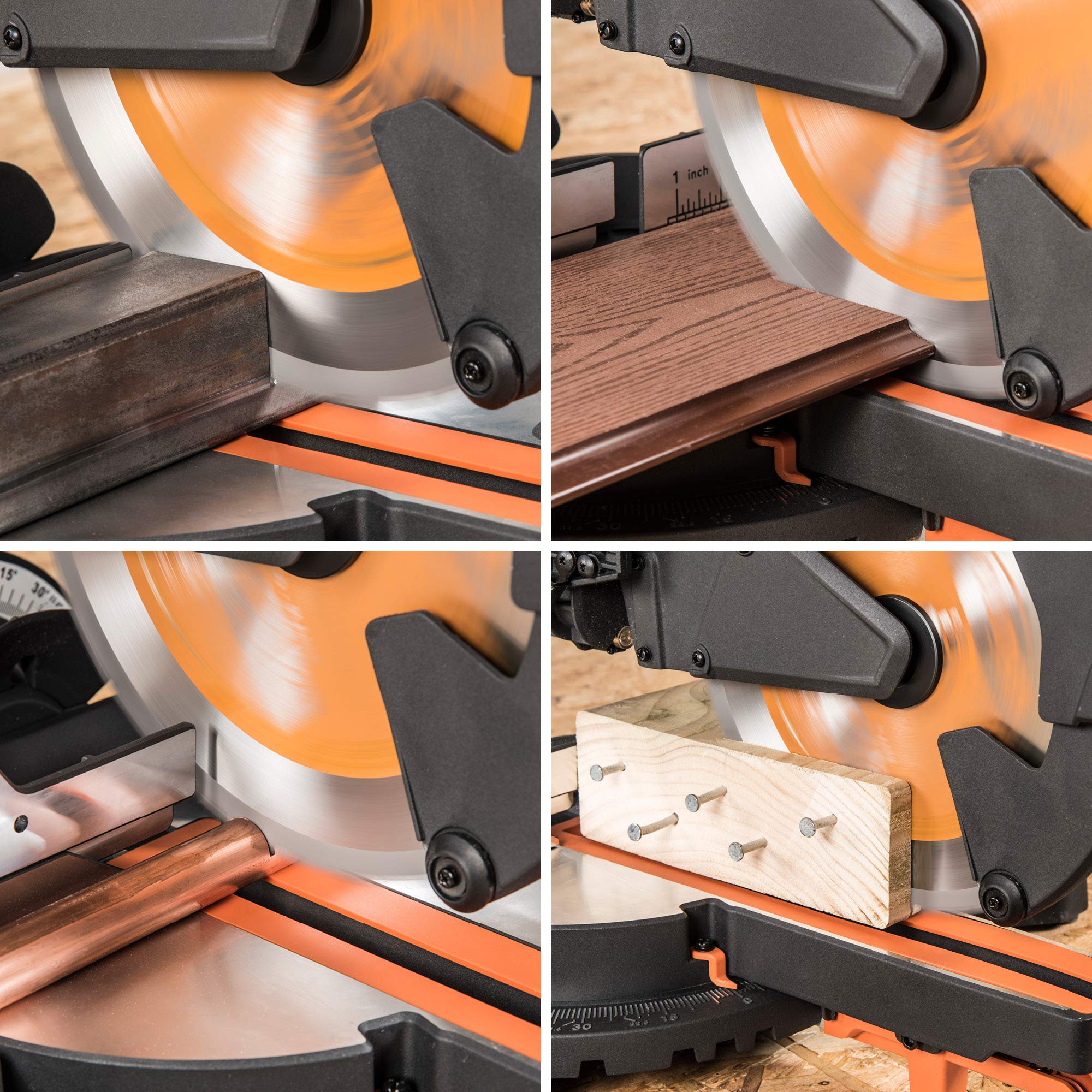 Evolution Power Tools RAGE255Blade 10-Inch Multi-Purpose Cutting Blade for RAGE3 Saw - Perfect for Wood, Metal, Plastic & Tile Cutting Projects