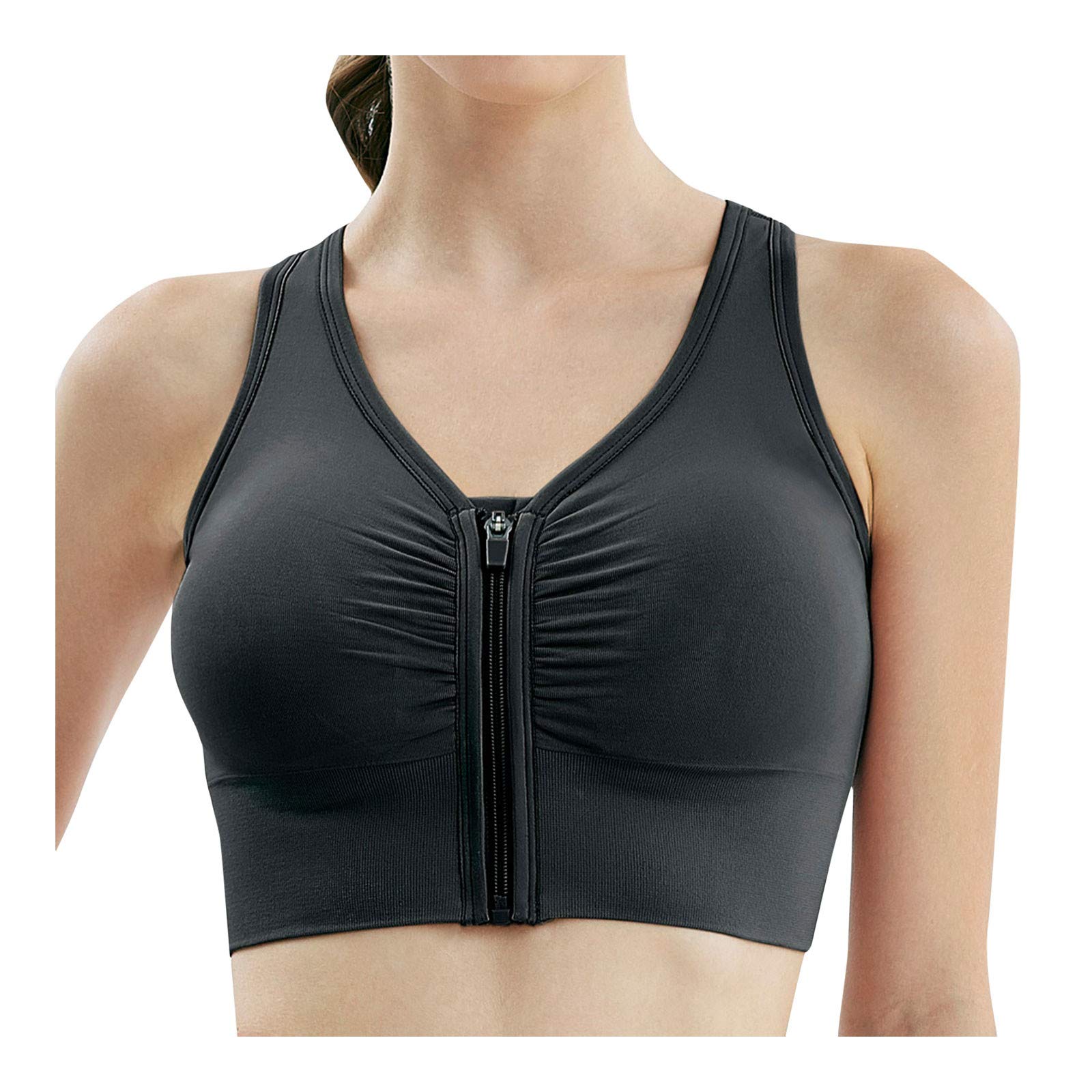 Plus Size Women's Bras 3-Pack - No Wire Steel Support Sports Bra for Running, Yoga & Workouts - Adjustable Back for Comfort & Fit - Perfect for Active Lifestyles & Everyday Wear