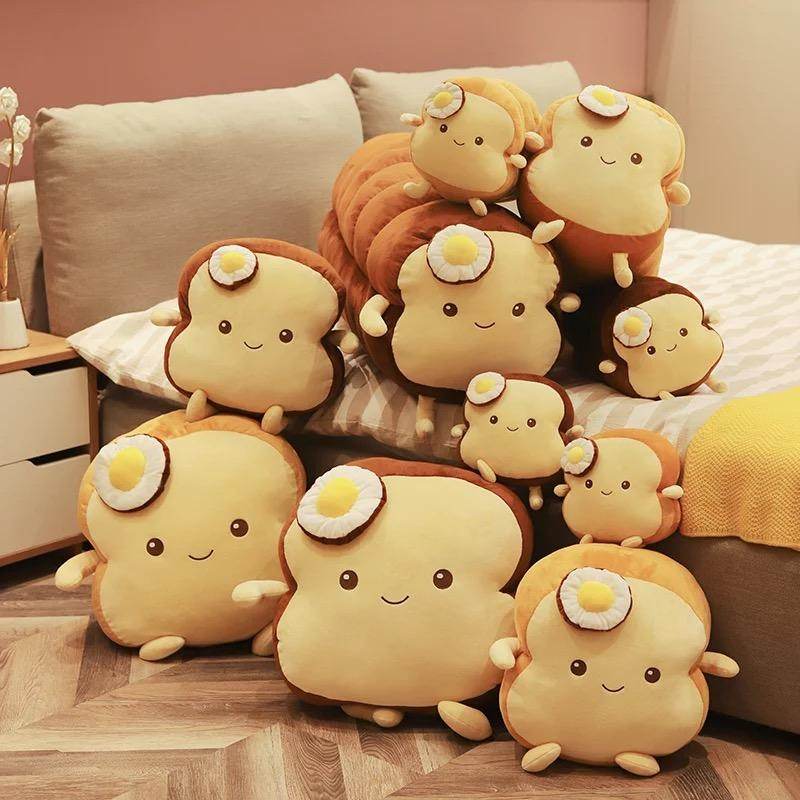 Lola The Loaf: Adorable Kawaii Bread Plush Toy - Perfect for Cute Home Decor, Anime Lover Gifts & Cozy Bedroom Snuggles
