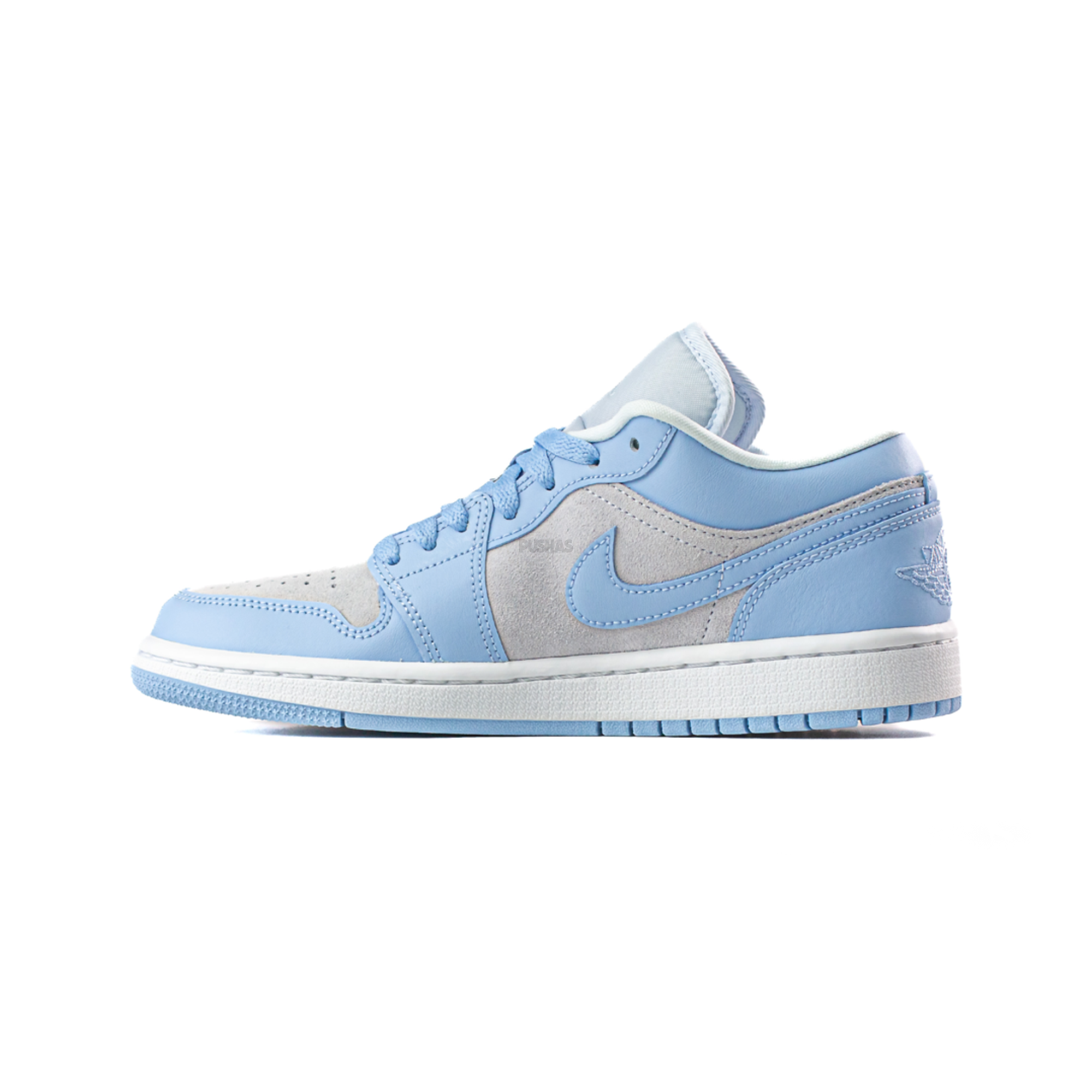 Air Jordan 1 Low 'Football Grey Aluminum' Women's Sneakers (2022) - Comfortable Casual Shoes for Running, Walking & Streetwear Fashion