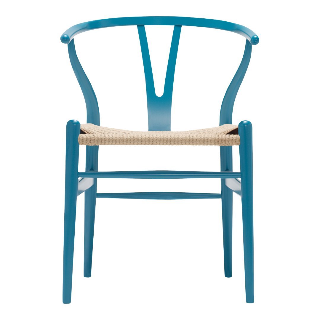 CH24 Wishbone Chair - Modern Scandinavian Dining Chair in Soft Colors | Perfect for Dining Rooms, Kitchens, and Home Offices