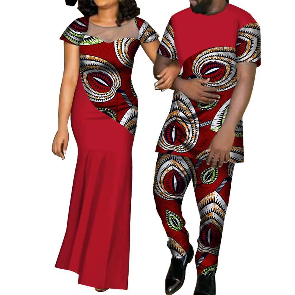 Stylish African Dashiki Outfits for Couples - Summer Party Wear, Vibrant Yarn Dresses & Colorful Shirts Pants - Perfect for Festivals, Beach Vacations & Cultural Events