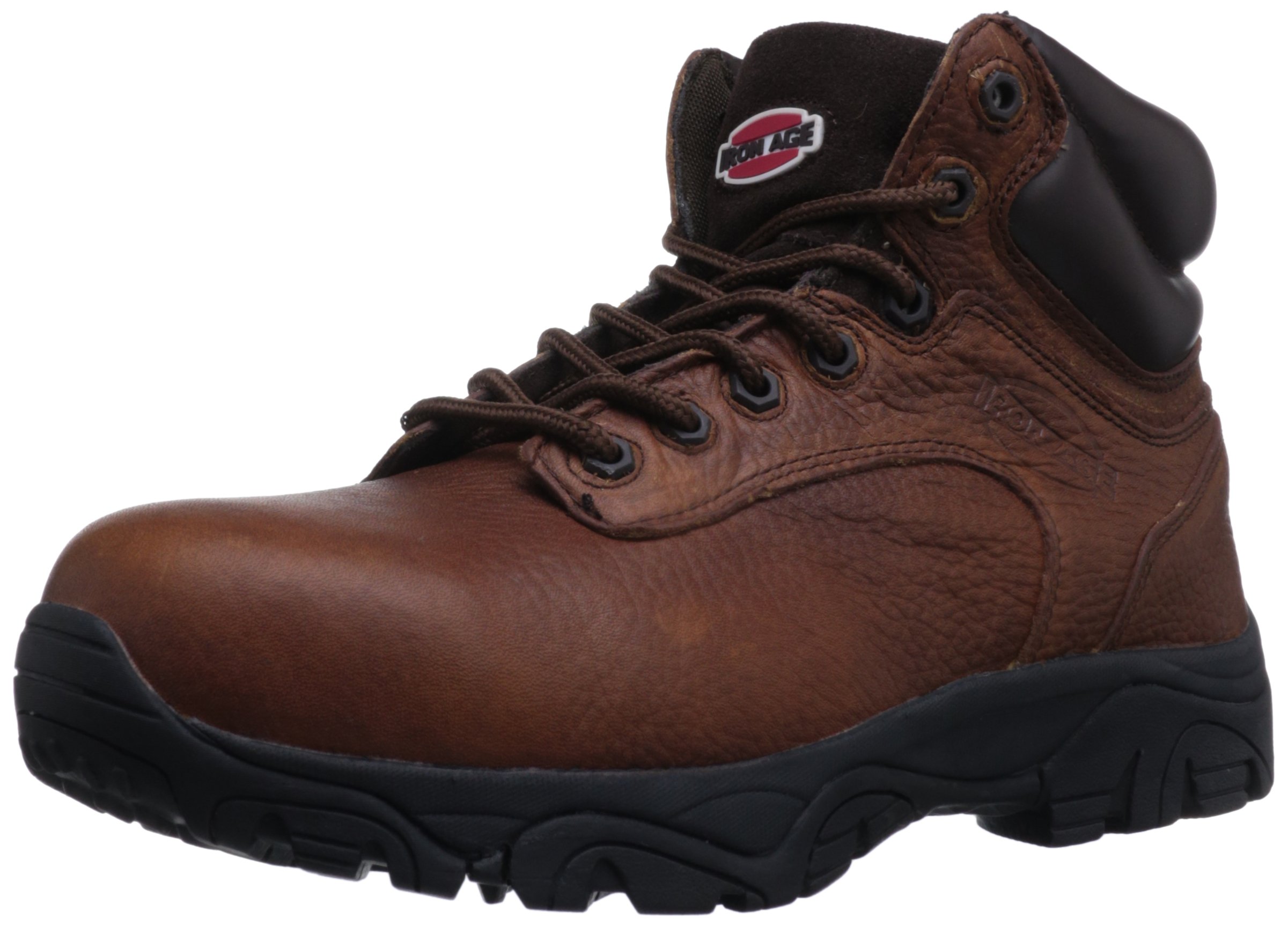 Iron Age Men's IA5007 Trencher Work & Safety Boots - Heavy Duty Steel Toe Work Shoes for Construction, Landscaping & Outdoor Jobs - Durable Slip Resistant Work Boots for Men