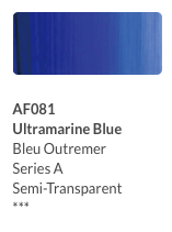 Aeroflash Airbrush Ultramarine Blue Acrylic Paint (AI681) - Professional Art Supplies for Canvas Painting, Model Kits & DIY Crafts