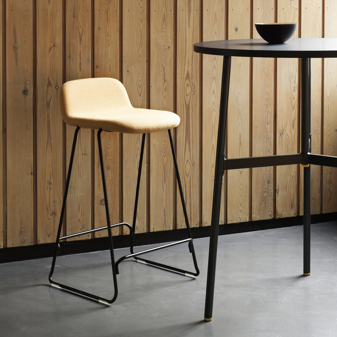 Just Counter Stool with Back - Fully Upholstered Bar Stool for Kitchen Island, Breakfast Nook & Home Decor | Comfortable & Stylish Seating Solution