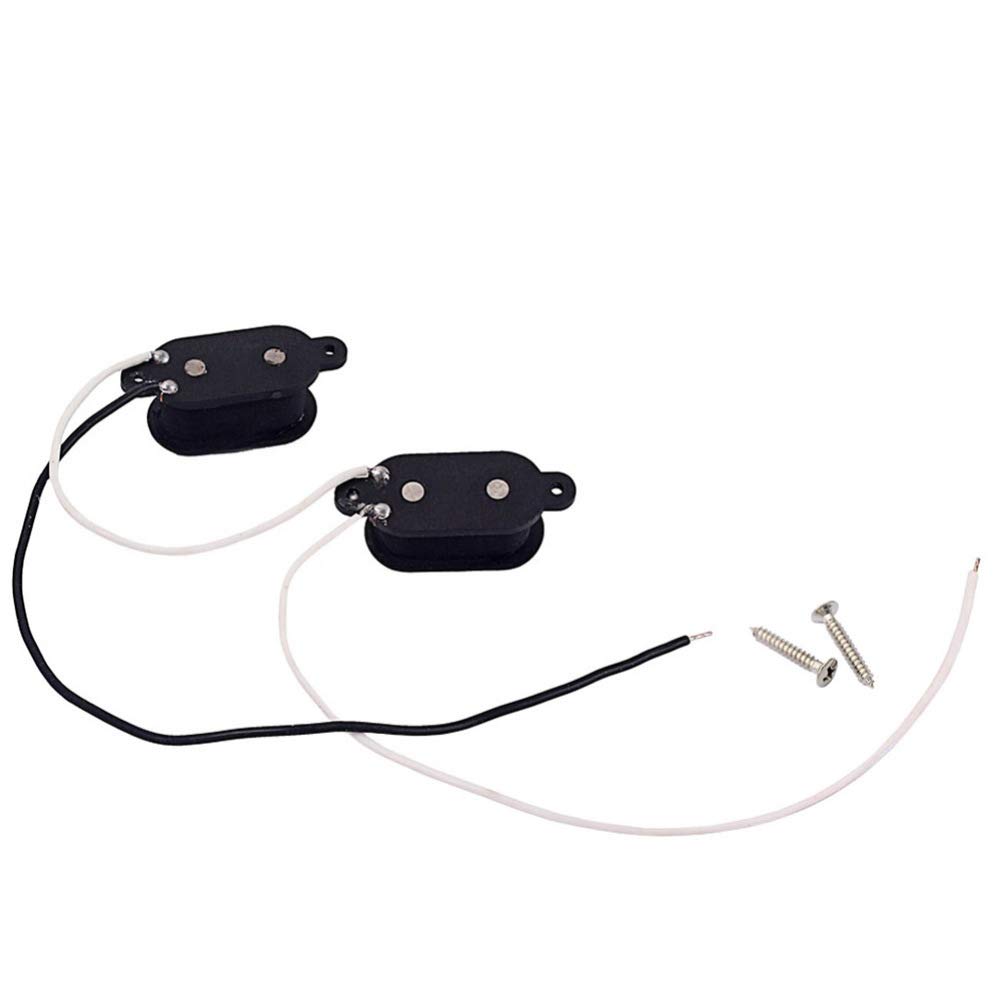 Healifty Bass Guitar Pickup Set - Neck & Bridge Pickups for Electric Bass & Guitar | Perfect for Live Performances & Studio Recording
