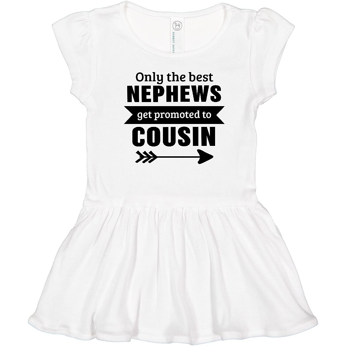 Inktastic Only The Best Nephews Get Promoted to Cousin Toddler Dress - Cute Graphic Tee for Boys & Girls - Perfect for Family Reunions, Birthdays & Casual Outings