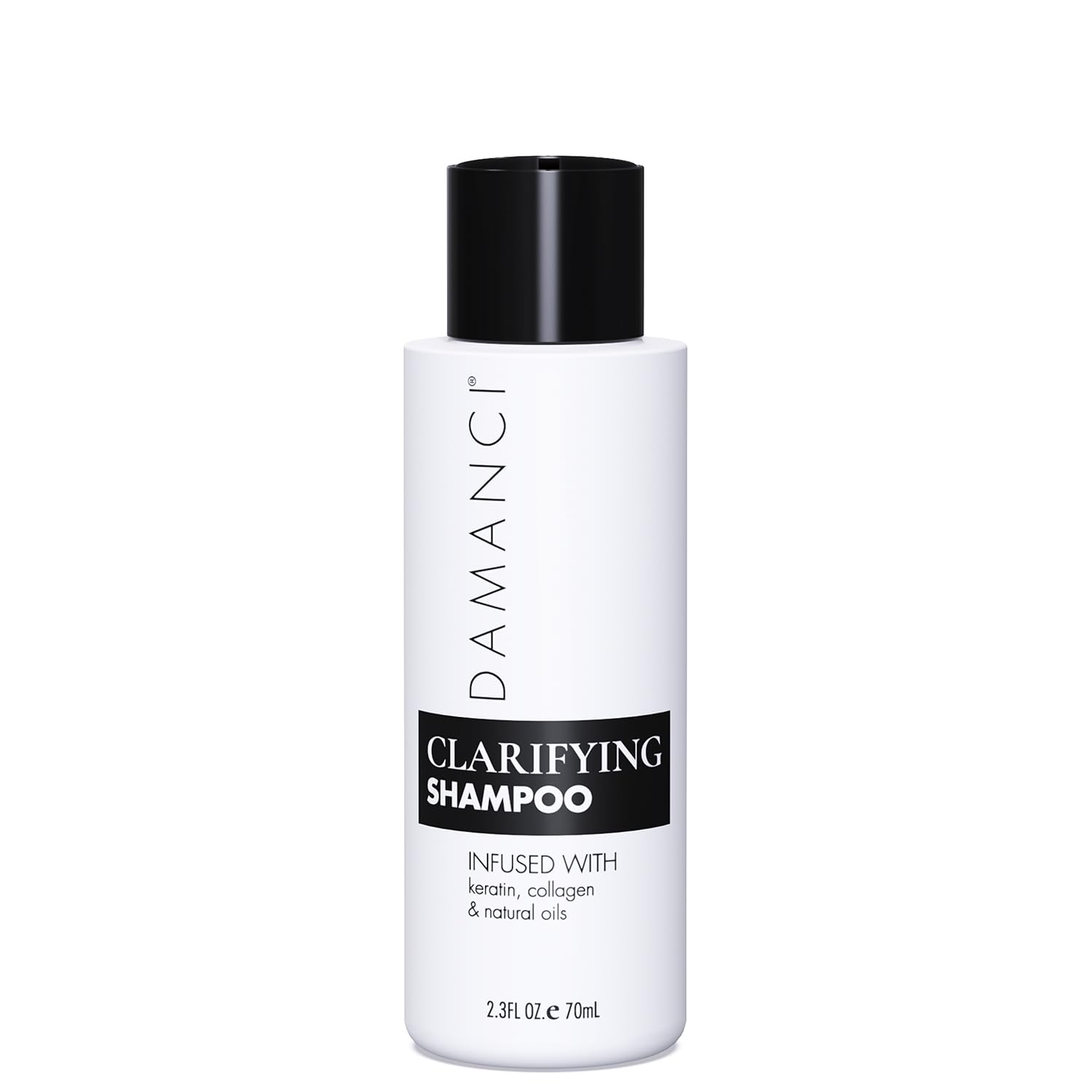 Professional Clarifying Shampoo for Build Up Removal - Detox & Deep Cleanse for Curly Hair - Travel Size 2.3oz - Perfect for Gym Bags, Vacation & On-The-Go Hair Care