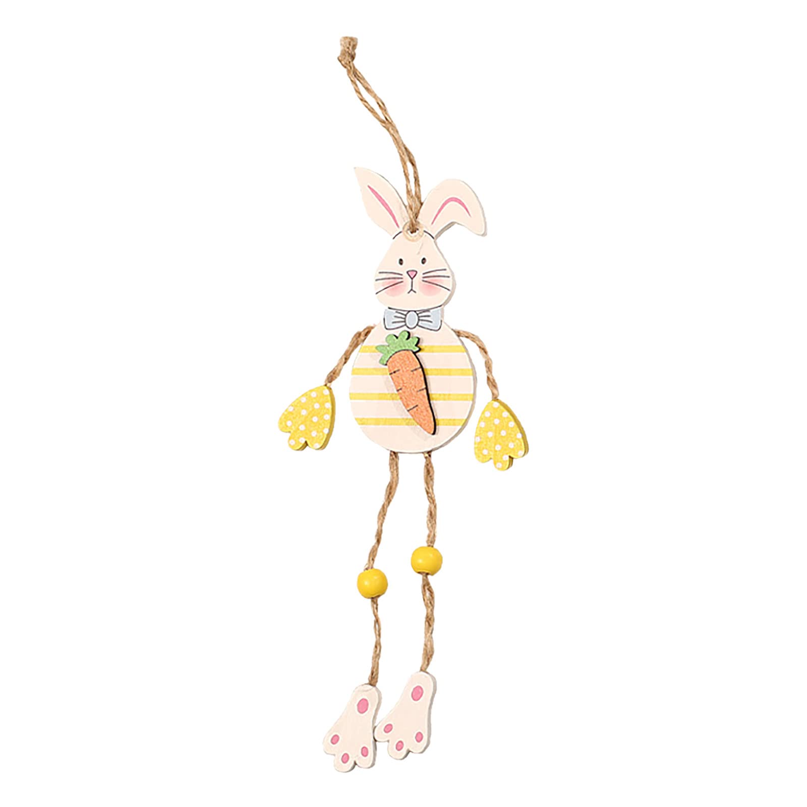 BRADEM Valentine's Day Ornament - Easter Bunny Pendant, Cute Bunny Craft Decor, Party Hanging Decoration for Holidays, Christmas, Easter (One Size) - Perfect for Home, Party, Gift Giving