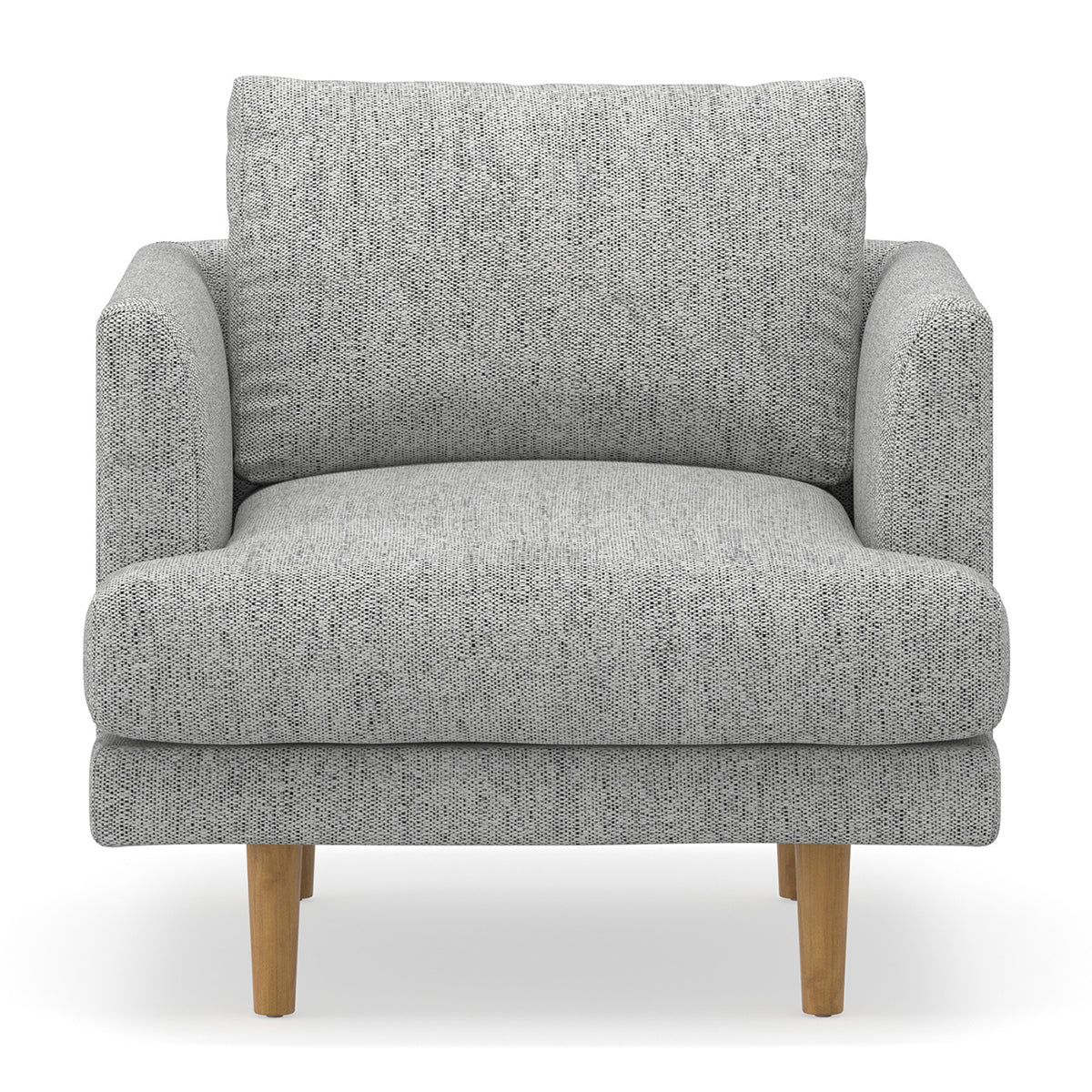 Jaspa Linen Armchair - Modern Comfortable Lounge Chair for Living Room, Bedroom & Office - Perfect for Relaxing, Reading & Home Decor