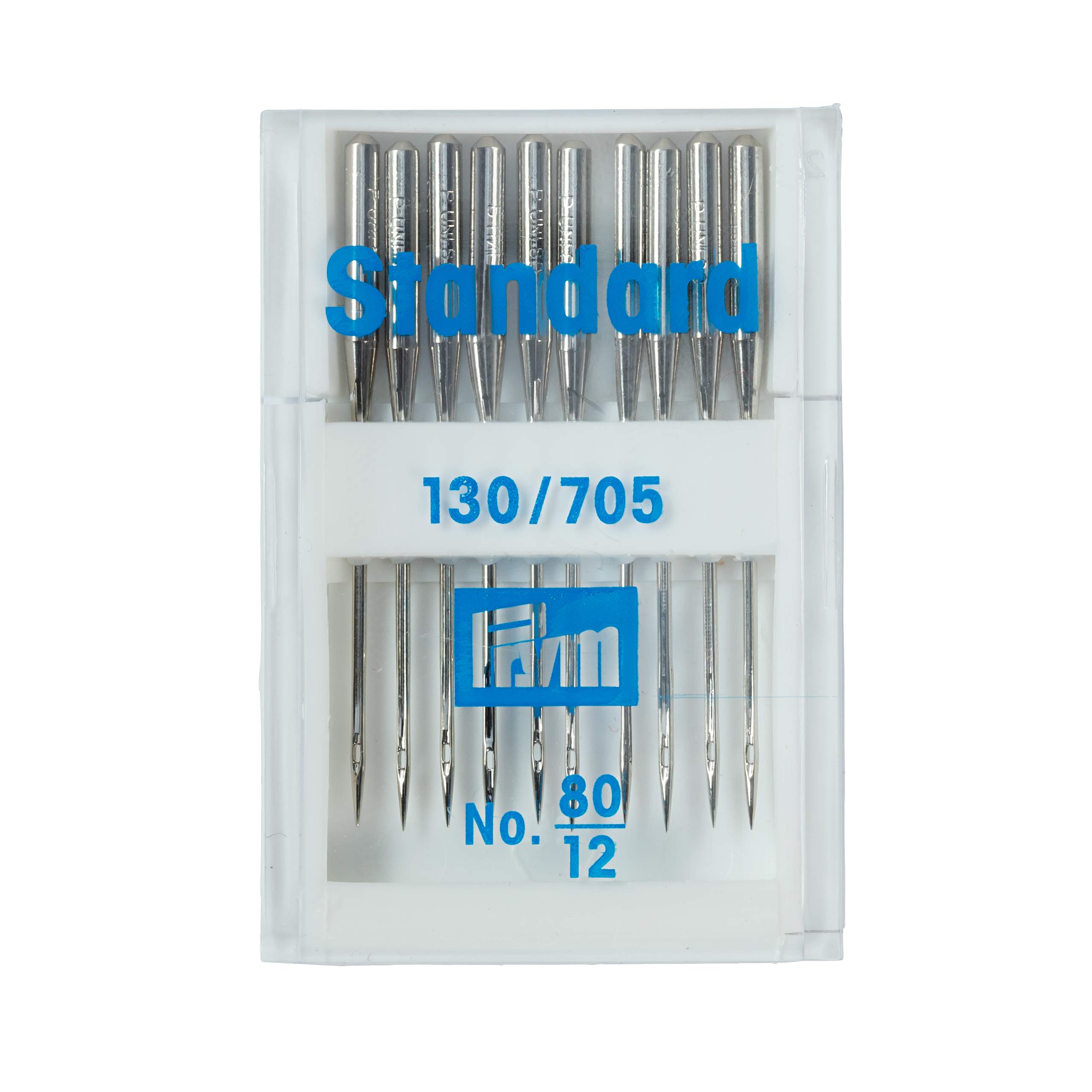 Prym 287(690) Round Shank Sewing Machine Needles - Size 90 Silver Color for Heavy Fabrics | Perfect for Denim, Canvas & Upholstery Sewing Projects