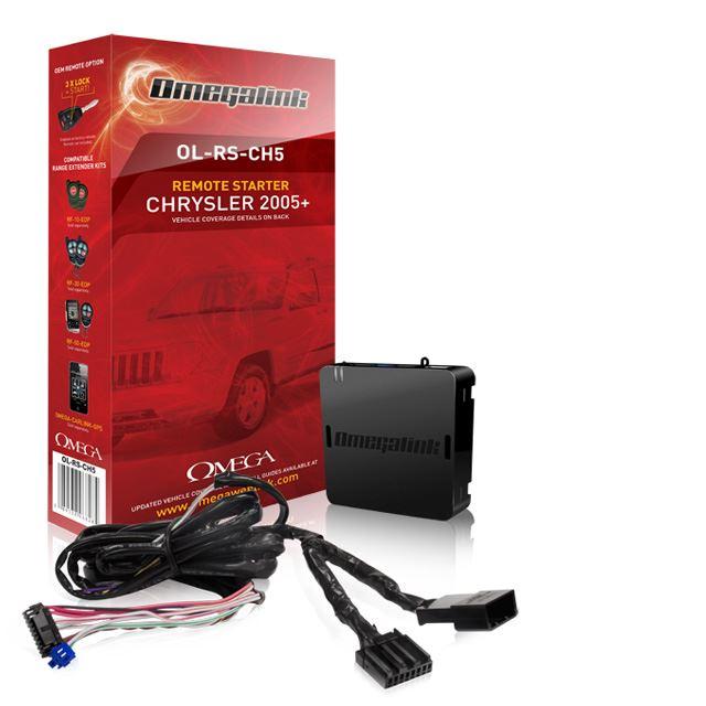 Omegalink OL RS CH5 Standalone Remote Start System Bundle for Chrysler Dodge Jeep RAM Vehicles - Easy Installation & Keyless Entry for Winter Warm-Up & Summer Cooling