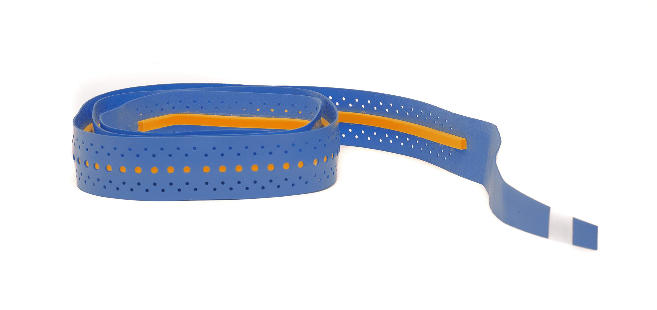 ShockOut Dual Pro Grip + Overgrip (Blue/Orange) - Enhanced Impact Absorption & Superior Grip for Tennis, Badminton & Squash Racket Sports
