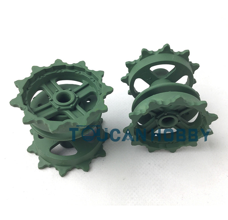 1:16 Scale Henglong RC Tank Model Plastic Road Wheels, Idlers, Sprockets & Tracks for ZTZ-99/99A & 3899/3899A - DIY Replacement Parts for Tank Enthusiasts & Military Vehicle Collectors